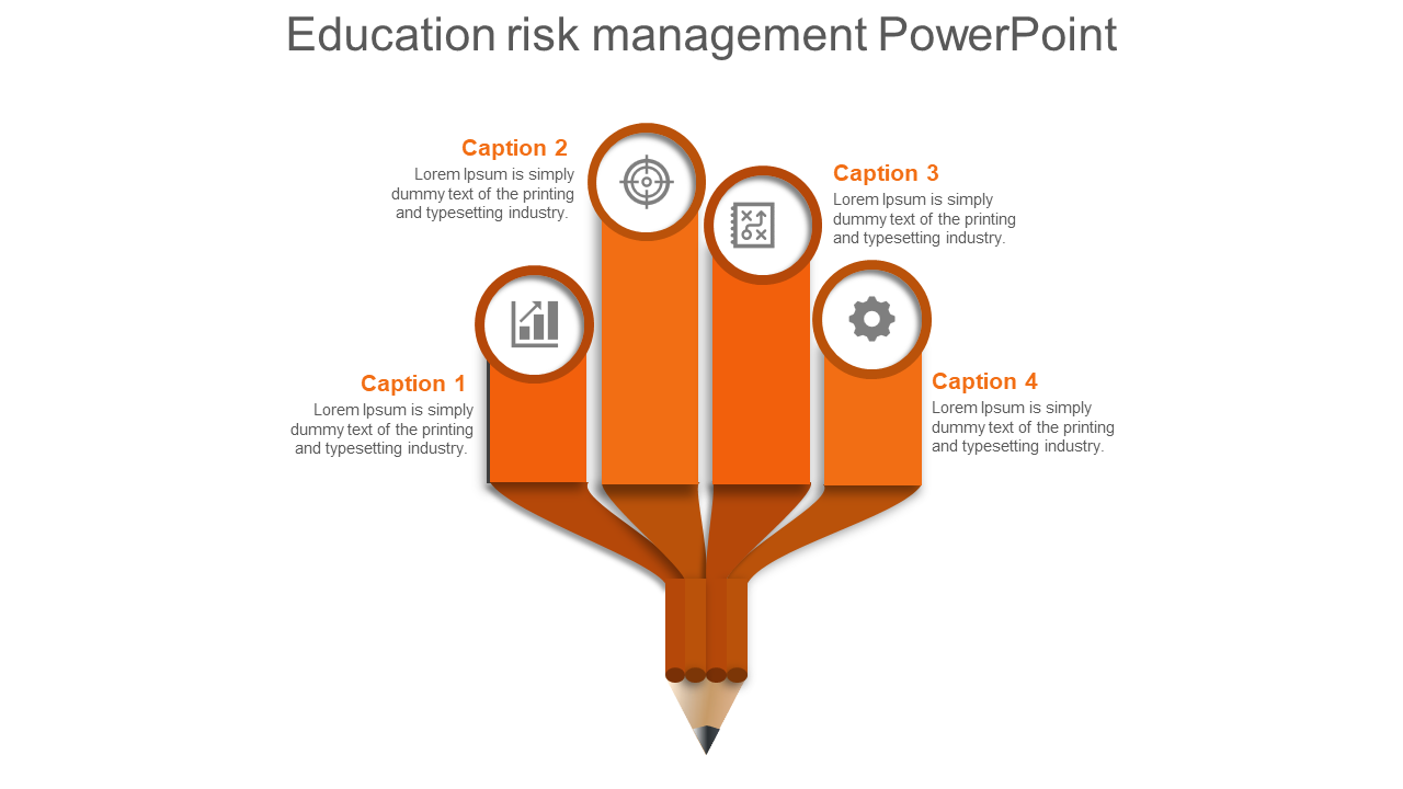 risk management powerpoint-orange